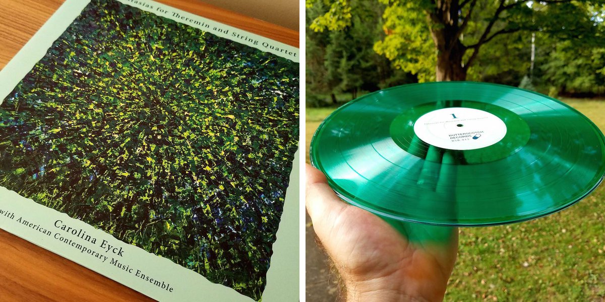 ACMEnewmusic's tweet photo. Our new LP #Fantasias w/ the wonderful theremin virtuoso @CarolinaEyck is OUT TODAY on @ButterscotchRec! https://t.co/1deeDqgmFG https://t.co/a65lgMrP5T