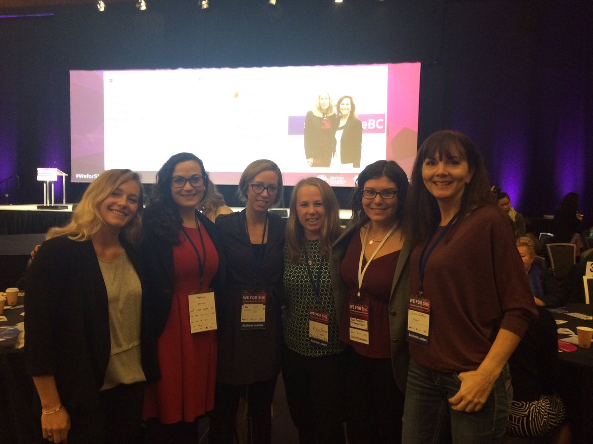 kaylabordignon's tweet photo. At We For She:Championing the next generation w/ the lovely ladies of @LedcorGroup discussing gender equality in the workplace #WeforSheBC https://t.co/c0BrtigzmG