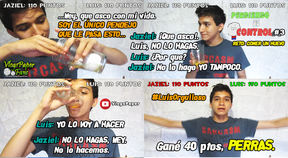 ArthurMorenoB's tweet photo. Divertidos Retos con Jaziel y @YoSoyLuisxD #VlogsPaper En #PerdiendoelControl. Primer Reto:Comer un HUEVO.
VIDEO: https://t.co/lJDVbIVjEe https://t.co/jvWXibvoTN