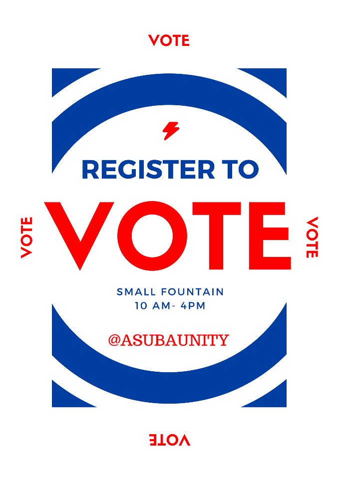 ASUBAUnity's tweet photo. 🗳 #ASUBA will be registering people to vote in the LCs (in between LC 1 & 25). Come stop by, every vote counts! ❤️💚 https://t.co/eszavnvyGC