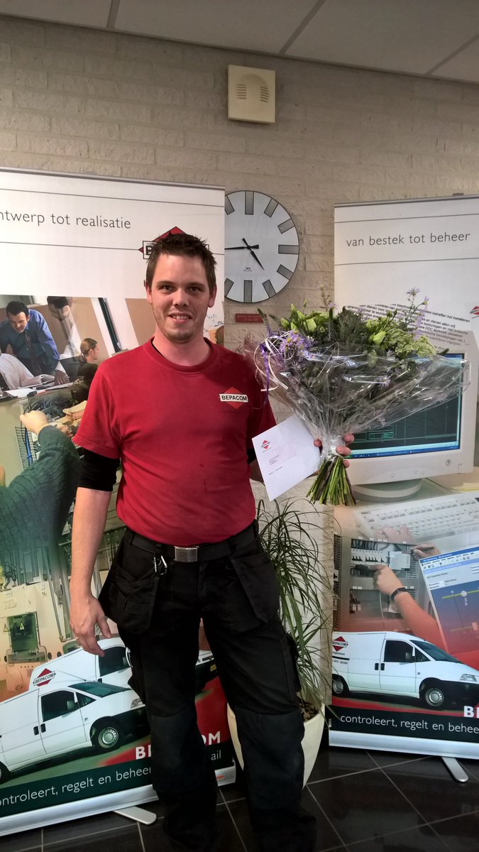 Vandaag is Armando Grotenhuis 12,5 jaar bij ons in dienst. Armando van harte gefeliciteerd! <a href="/armannetje/">Armando Grotenhuis</a> #trouwecollega