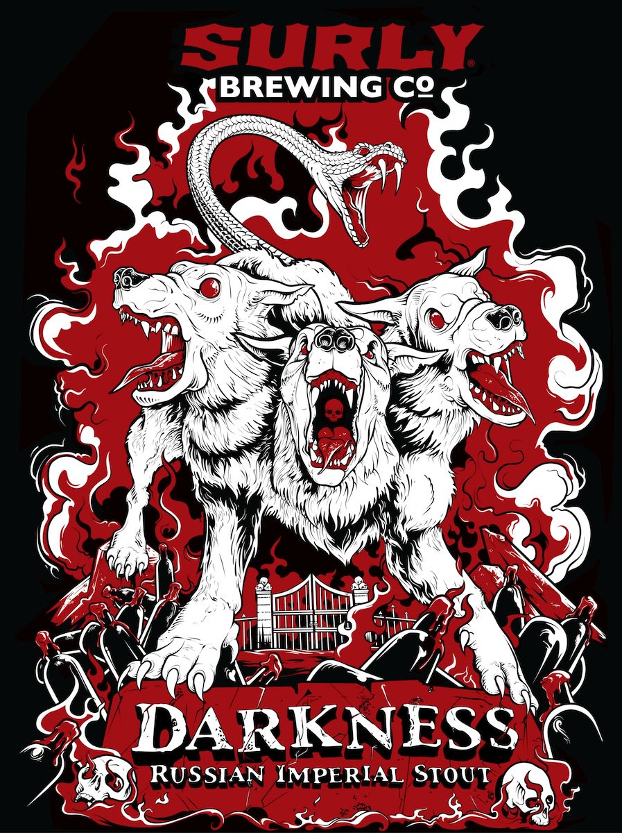 SurlyBrewingIA's tweet photo. If you're planning on waiting in line for #DarknessDay…#readthedamnrules https://t.co/0WNCEiTI53 https://t.co/sVYEpcmiU3