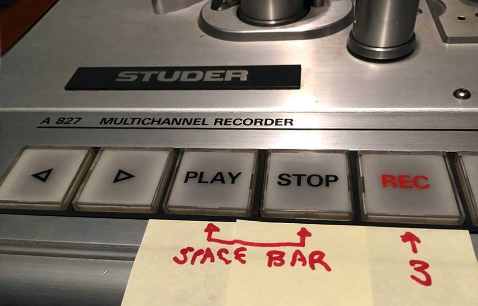 UAudio's tweet photo. There is no undo button... Photo by Steve Remote. #tape #recording #shortcuts https://t.co/CyhdLUXrMw