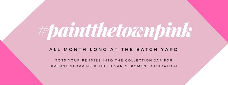 TheBatchYard's tweet photo. #Paintthetownpink #batchyard https://t.co/dNeCDROSGp
