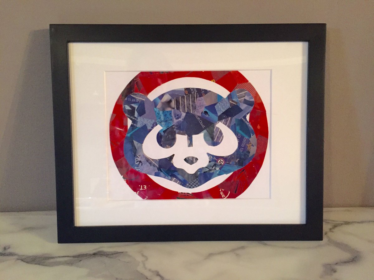 #Cubs fans! Bid on this one of a kind #artwork and more until 8:30 PM CT! 
#Charity silent auction. #Bears #Illini 

32auctions.com/cacdonationsan…