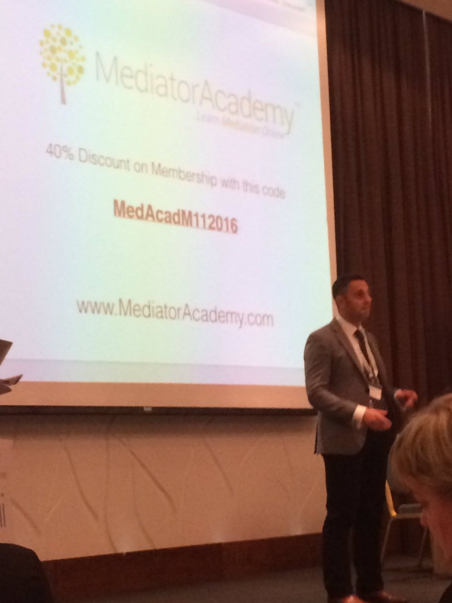 StiofanNutty's tweet photo. Aled Davies @The_Mediator of the Mediator Academy briefing #16mii on how they are promoting mediation in the U.K. https://t.co/ia0aCHHtRp