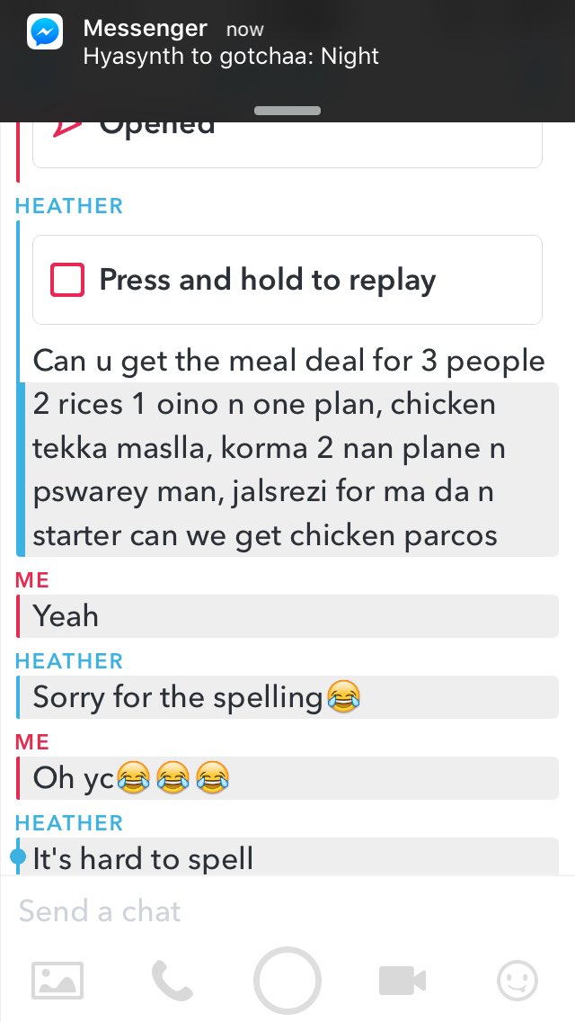jadeturnbull_'s tweet photo. @HeatherMacleo16 trying to order an Indian 🙃 https://t.co/GjQAv6hNZw