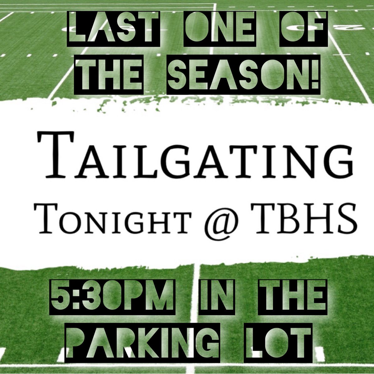 NR_Refuge's tweet photo. Come on out! Free food, free drinks! See you at 5:30pm at TBHS! #tailgating #tbhs #football https://t.co/bteor8VfCB