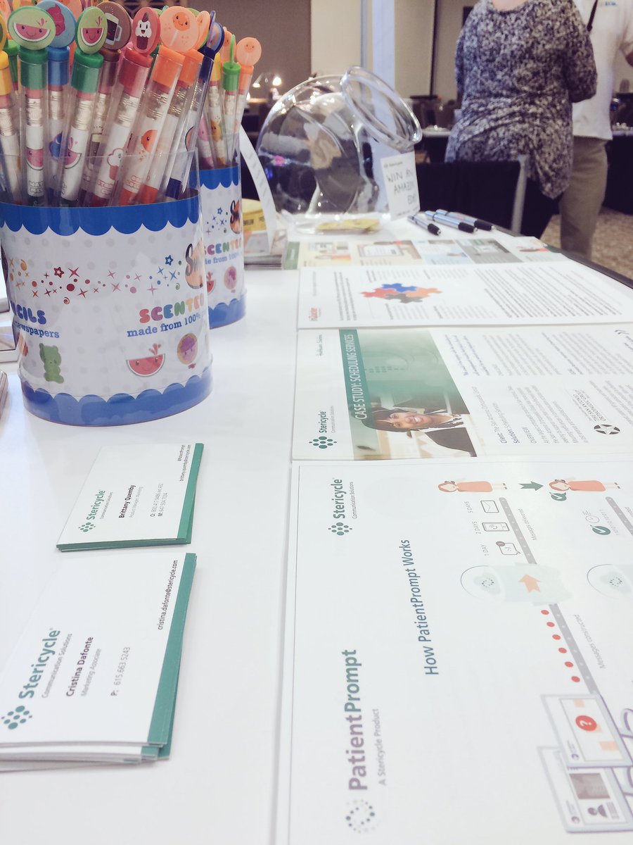 Looking for automated email, voice, and text #appt reminders? Look no further than <a href="/StericycleComms/">Carenet Health</a> booth 506! #chugchat #CHUG2016