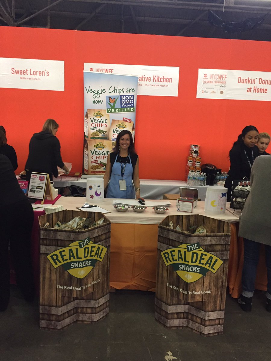 RealDealSnacks's tweet image. And we're on! @CricketAzima @NYCWFF