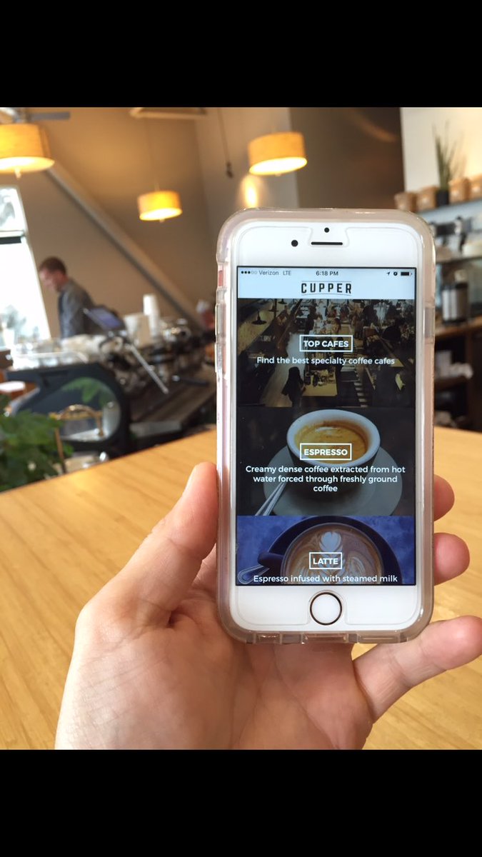 cupperapp's tweet photo. In town for #TechweekNYC and LOVE specialty coffee? We got you covered! @TechweekInc #iOS #tech #cupperapp #coffee https://t.co/6fQjSD3PMU