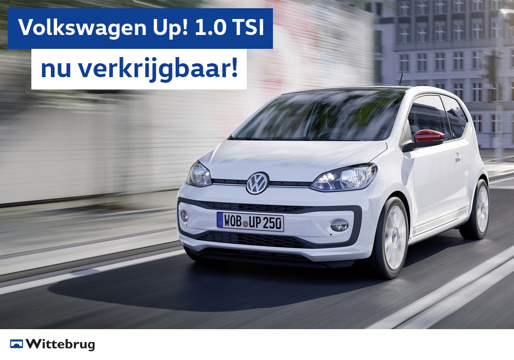 VW_Wittebrug's tweet photo. De 90pk sterke Volkswagen up! is nu verkrijgbaar. De snelste up! tot nu toe levert prestaties vergelijkbaar met die van de eerste Golf GTI! https://t.co/LpKXDy7zXz