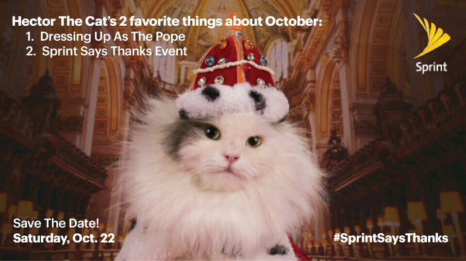 cneill2591's tweet photo. #SprintSaysThanks event is October 22nd. Come by for some sweet treats and great deals. See you then in Roswell NM! @phncntking @ericfastvp https://t.co/FlBF4Cgthy