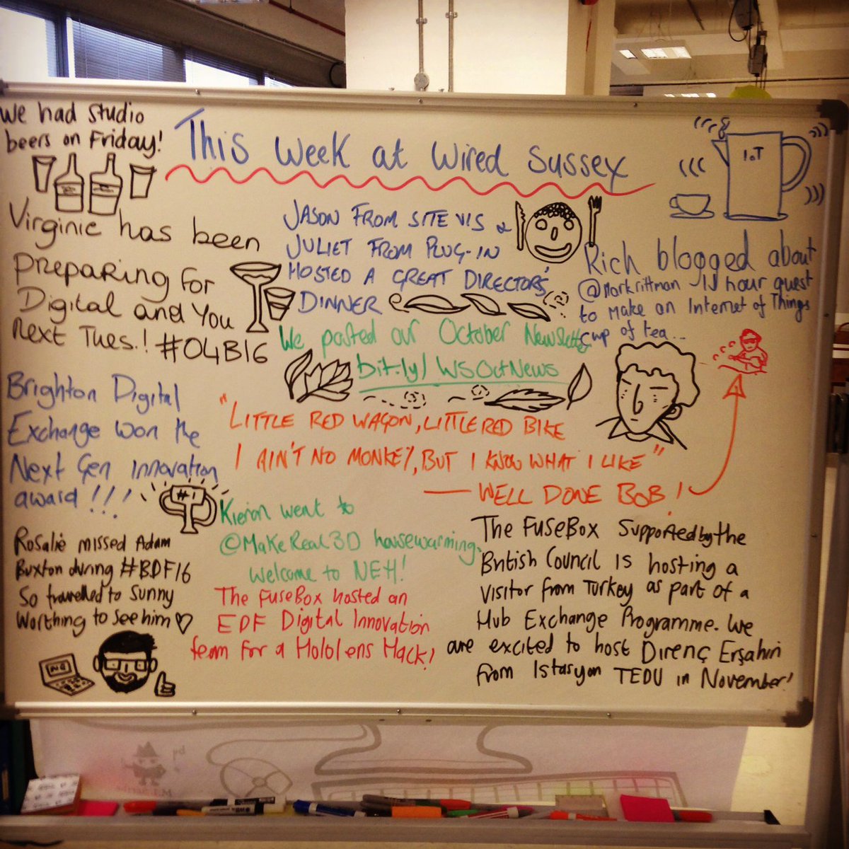 WiredSussex's tweet image. This week we ran a Directors Dinners’ event, won @brighton_dx innovation award, discussed #kettlegate &amp;amp; hosted a Holosens Hack! ^KC