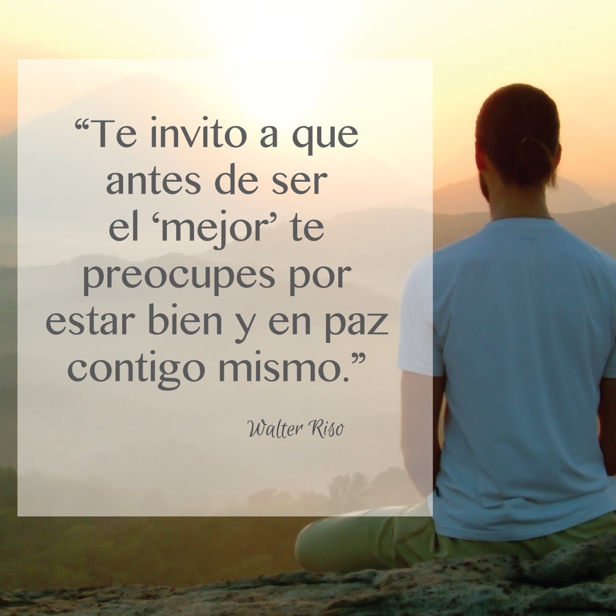 Walter_Riso's tweet photo. Preocupate por tu bienestar y tu paz. #WalterRiso https://t.co/22IAdoD81A