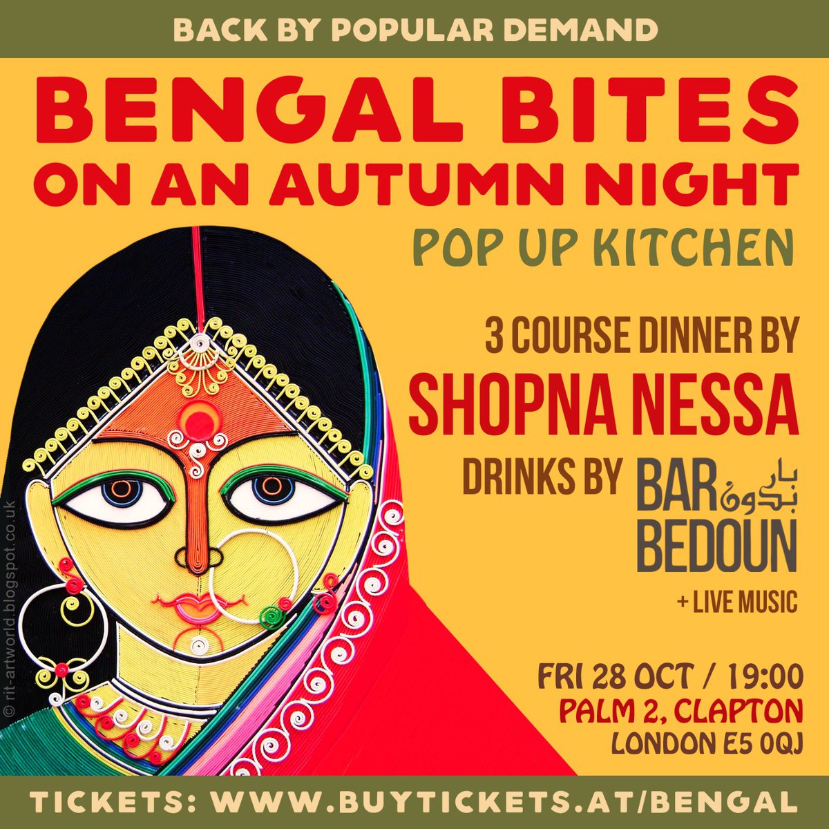 If you're in London, check out this delicious pop up! 3 delicious courses &amp; drinks. 

Tickets: goo.gl/9wdEix
@barbedoun <a href="/Palm2Shop/">Palm2</a>