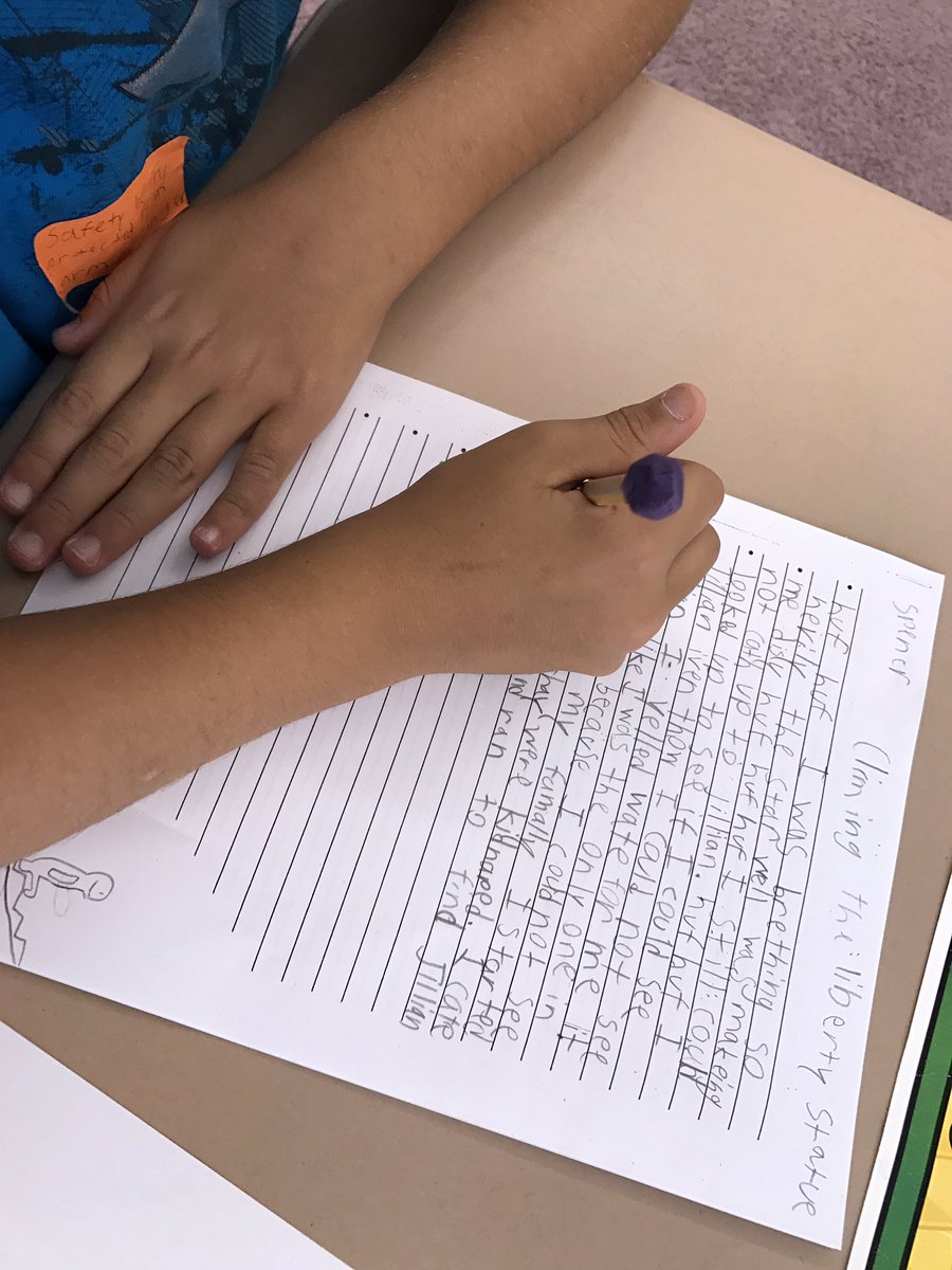 KaraMarkiewicz's tweet photo. Ws sometimes fast-write a discovery draft #CreatingMasterPieces @MVS_Principal @MTPSPride https://t.co/sssbXtEf1M