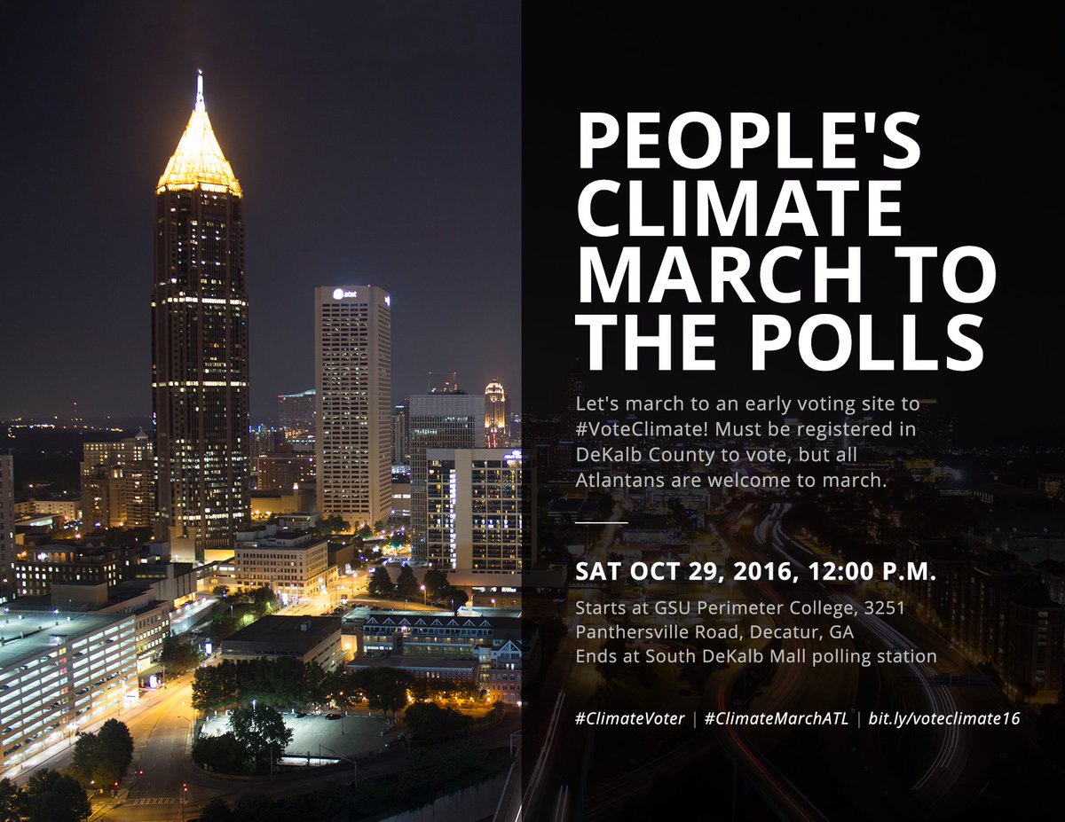 climatemarchatl's tweet photo. @ATLSustainable Thanks for supporting clean #GAEnergy! Make sure to join us at #ClimateMarchATL on Oct 29! https://t.co/WAs2bLIlXu https://t.co/pCrVAJEwN8