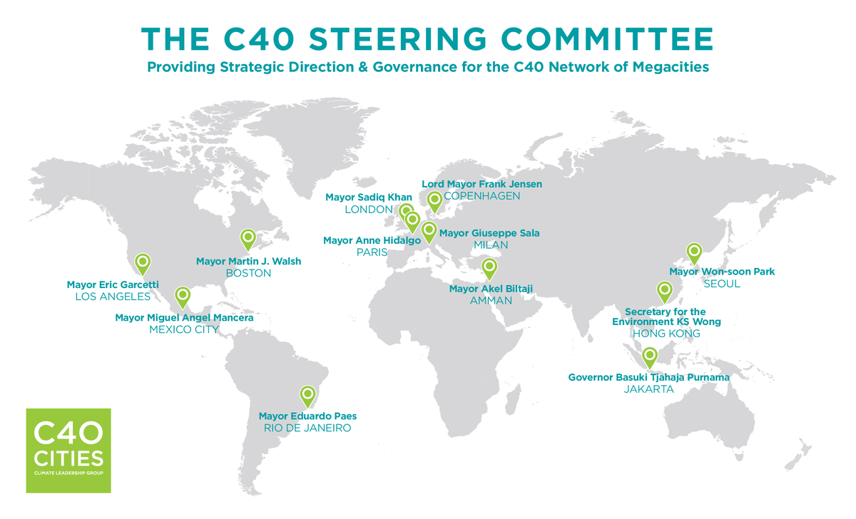 MayorofLondon's tweet photo. Congratulations @NoiMilano2016 on your new role as member of the #C40 Steering Committee! https://t.co/CTKzbgs0Jx https://t.co/497R3jAzuW