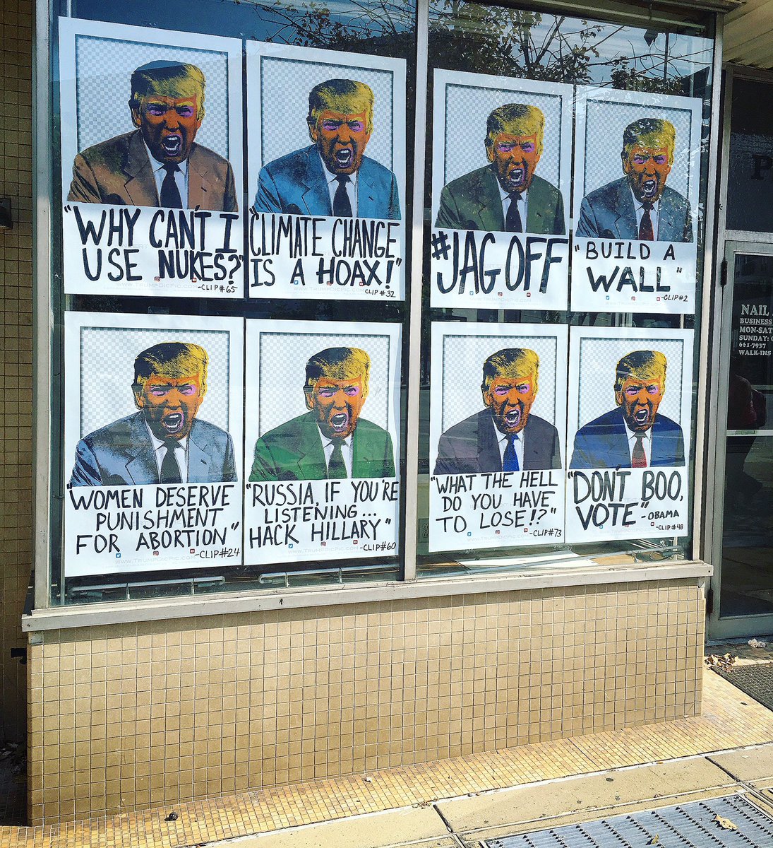 TrumpDicPic's tweet photo. @Alancumming check out the pastings around town while you're in Pittsburgh. If you'd like any, let me know. https://t.co/uz8ACNGp82