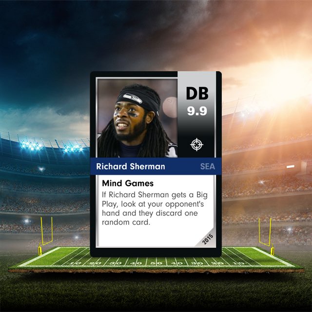 Dynasty_FB's tweet photo. @RSherman_25 and those Mind Games 😂 #FREE booster pack @ https://t.co/7uBCVOCHlw #espn #seahawks #indiedev #indiegame #gamedev @Seahawks https://t.co/3EZRGyna1J