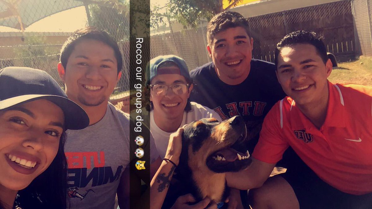 Christian_WRX_'s tweet photo. Our group honestly had the best dog! #Rocco #GoAdopt 🐶🐶😎 https://t.co/tUdASKrI3j