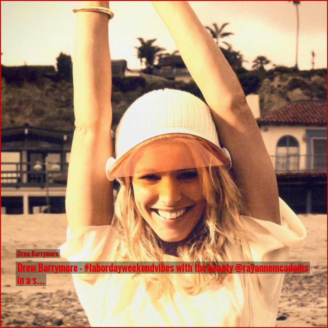 LastOneMinuteco's tweet image. Drew Barrymore - #labordayweekendvibes with the beauty @rayannemcadams in a s... - lastoneminute.com/drew-barrymore…