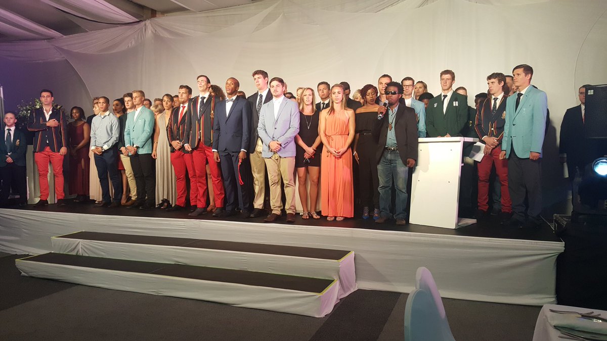 Over a 150 Olympic and National Representatives from TuksSport who represented the country in the last 12 months  #2016TuksSportsAwards