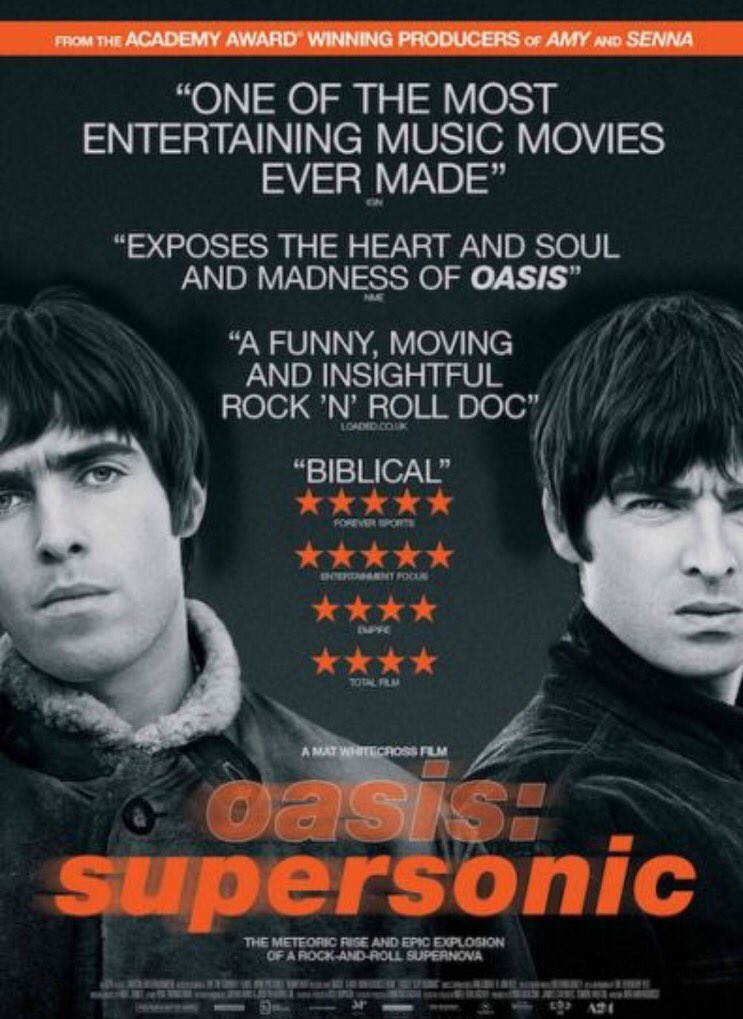 Well looking forward to this #OasisSupersonic