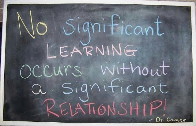 drmarciatate's tweet photo. It's always about relationships. Cultivating relationships with your students leads to an active &amp; engaged classroom. #edchat #teacherlife https://t.co/Em77eJ8p5h