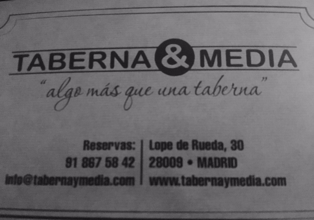 .<a href="/MadridSeduce/">Madrid Seduce</a> <a href="/Visita_Madrid/">Visita Madrid</a> hoy en estuvimos en #tabernaymedia...excepcional #gracias #madrid