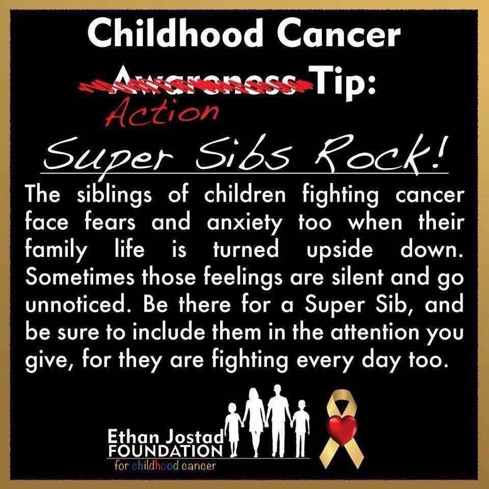 Too true, siblings suffer too but sometimes their suffering goes unnoticed...