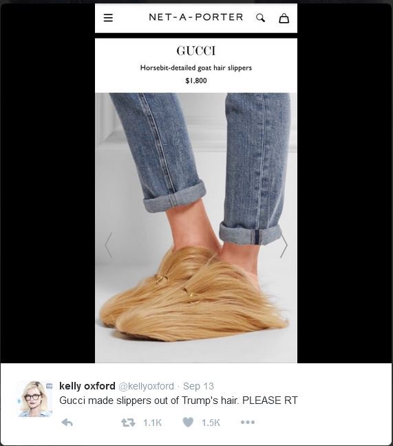These Gucci Slippers Look Like Donald Trump S Hair According To Twitter Karachireports