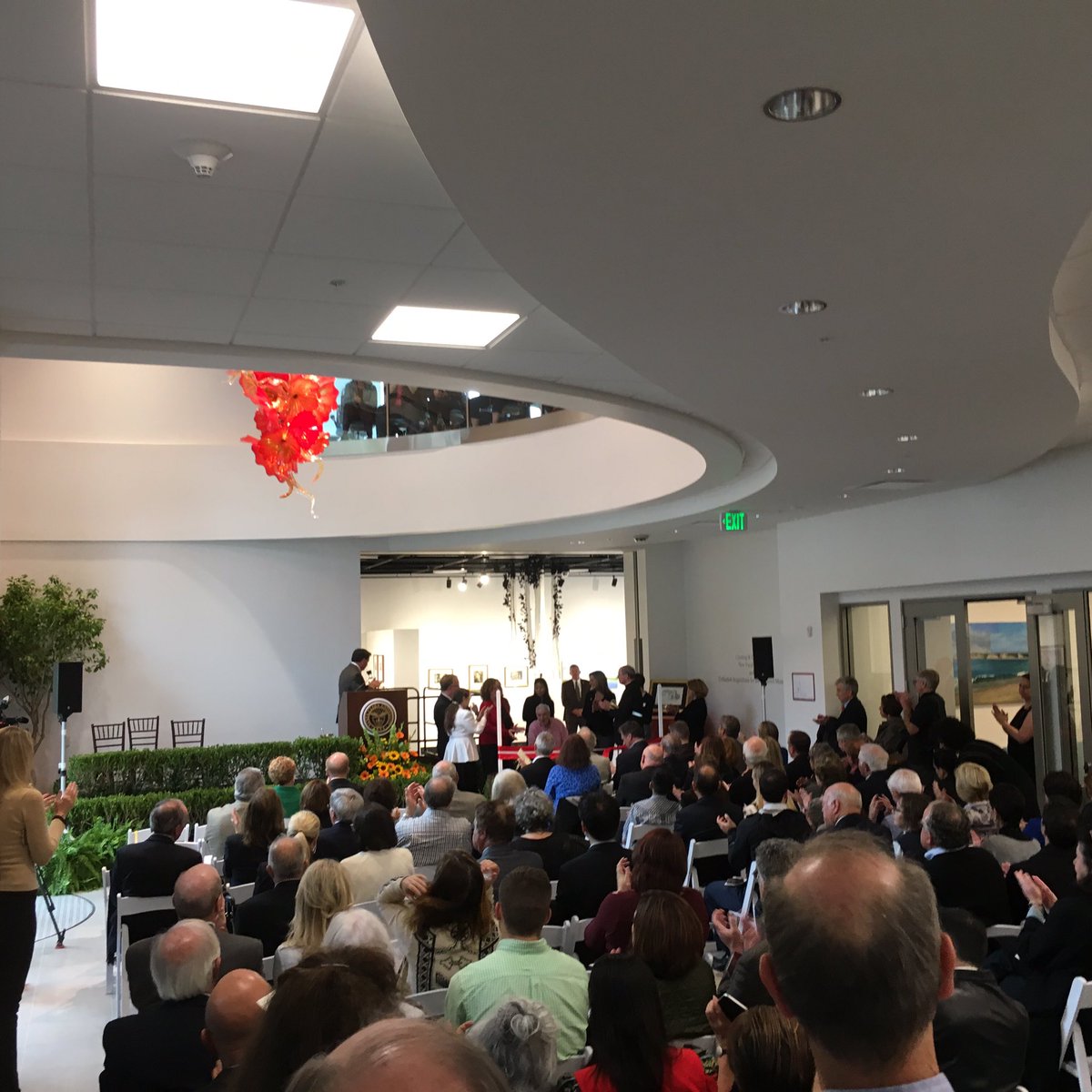 Congratulations SCU on the ribbon cutting ceremony celebrating your new Edward M. Dowd Art and Art History Building. Beautiful building!