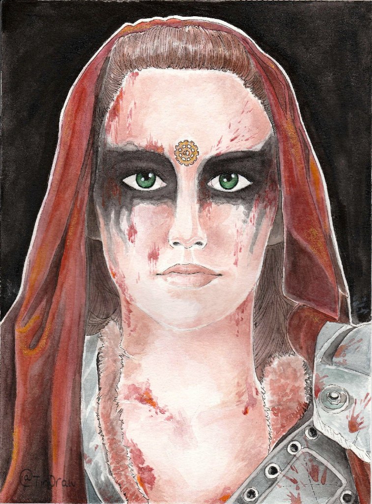 TiniDraw's tweet image. ✏🎨'Jus Drein, Jus Daun'Fanart of Lexa. @cwthe100 She's such a badass character! @DebnamCarey You're awesome 😁🌟 #Lexa