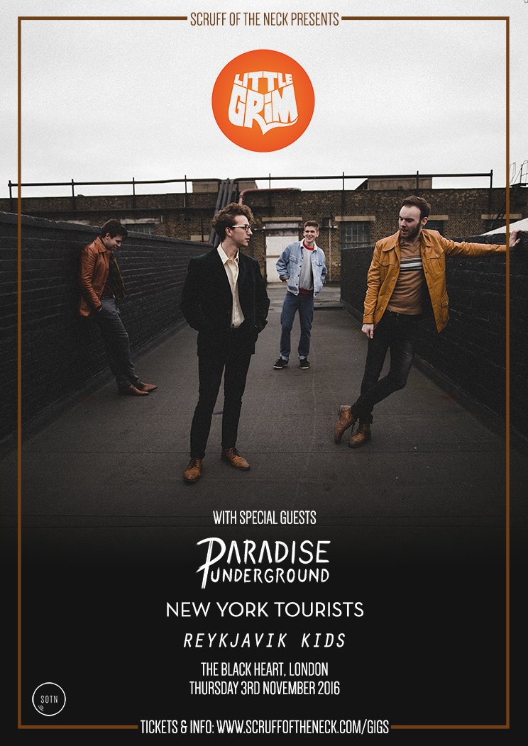 scruffoftheneck's tweet photo. NEW #LONDON SHOW: THU 03 NOV at @Theblack_heart
@littlegrimmusic
@PUbandofficial
@newyorktourists
@reykjavikkids
#SOTNGigs https://t.co/Dixm0xw5xn