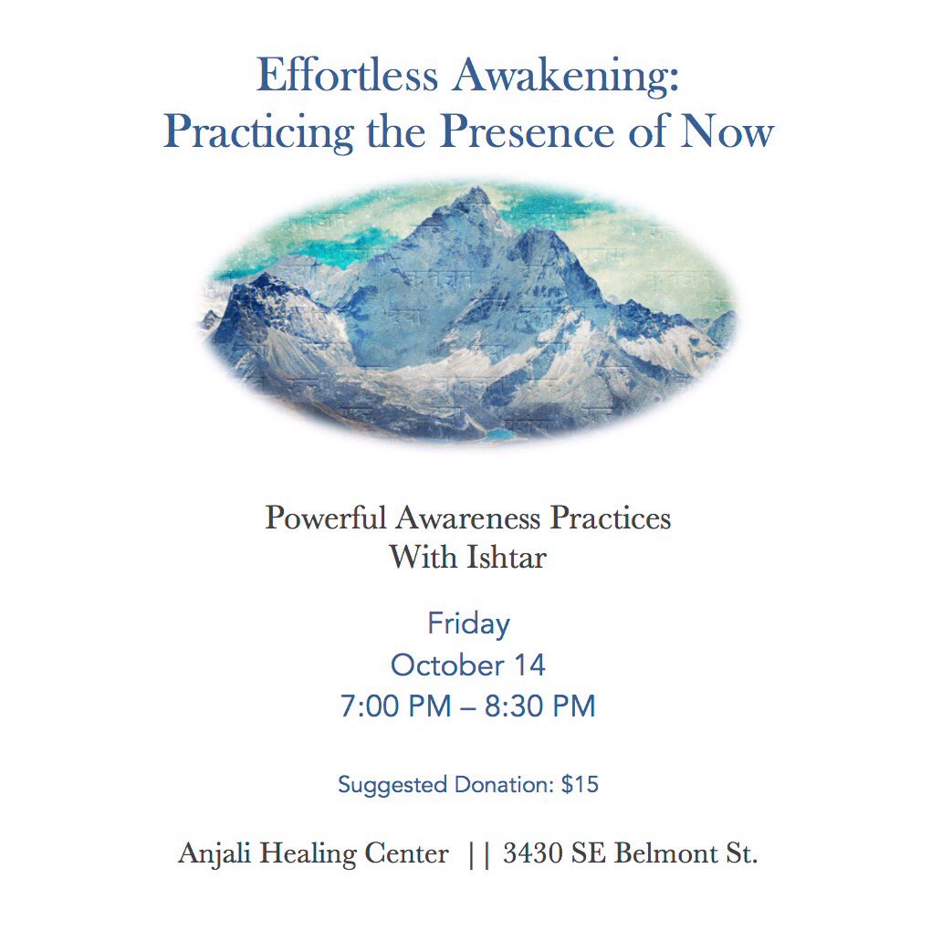 AnjaliCenter's tweet photo. ✨This Friday!✨ 
#AnjaliHealingCenter #Portland #meditation #awakening  #ascension  #Fridayl https://t.co/FNvYBxL05w