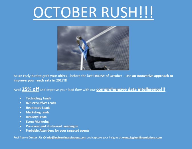 logixsolutions's tweet image. #B2bMarketing #leadgeneration #demandforecasting #database #MarketingStrategy #lists #UKSecurityExpo #Dreamforce #events #inboundmarketing