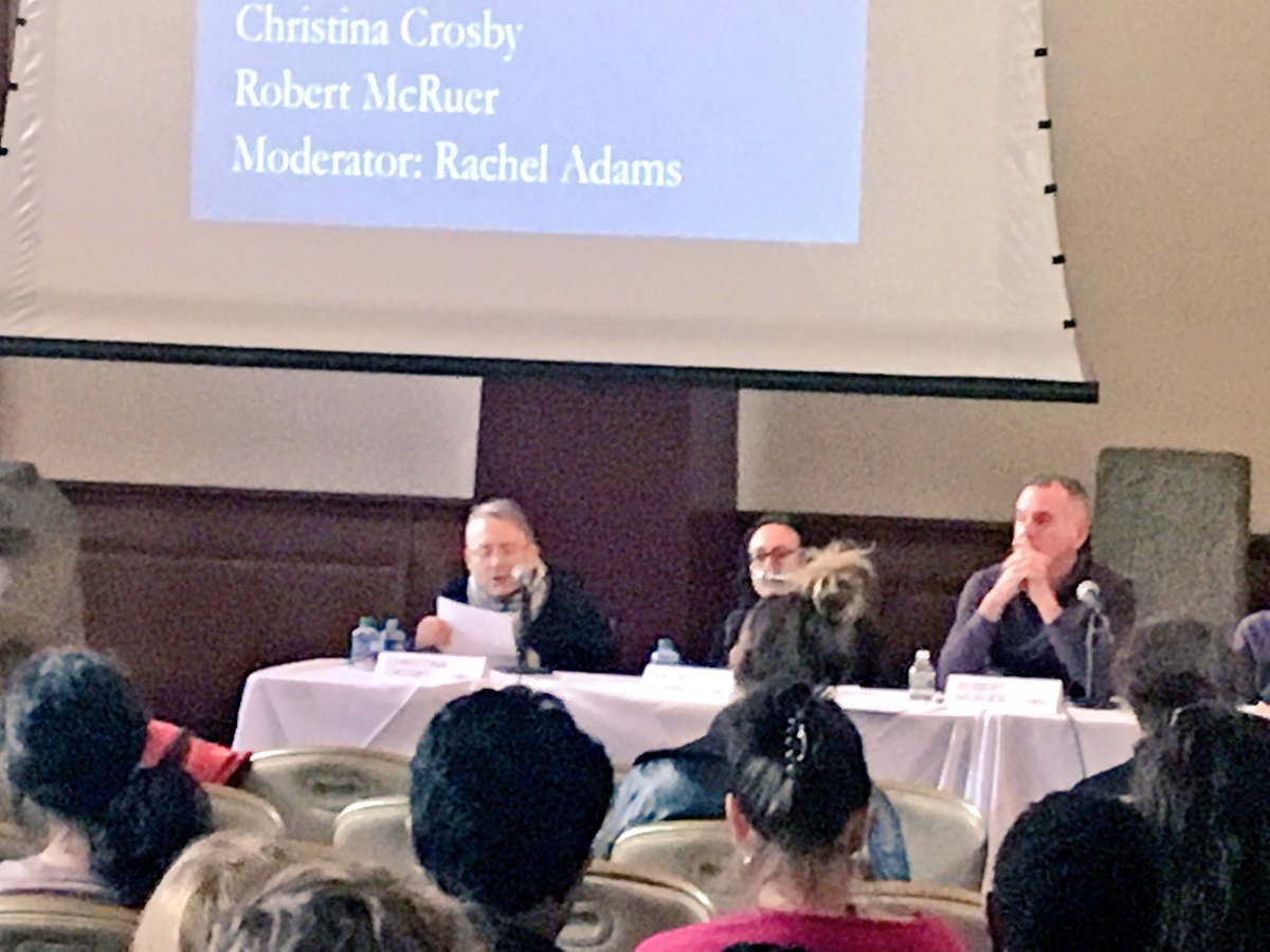 GPPS_SIPA's tweet photo. @christinacros contexualizes disability/crip theory with personal experience and embodiment #QueerDisruptions https://t.co/TwVatcEpn7