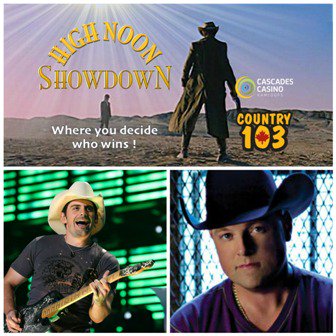 newcountry1031's tweet photo. #Kamloops vote #HighNoonShowdown #NewSongs @BradPaisley #Today OR @gordbamford #FallInLoveIfYouWantTo https://t.co/hS6OdhkThe
