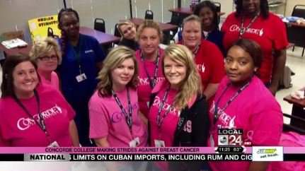 ABC24Memphis's tweet photo. Students at East Memphis college work together to make strides against breast cancer. @MSABCMemphis @Local24JohnP 
https://t.co/dCUTiS7sZ6 https://t.co/Wp4flDdtCA