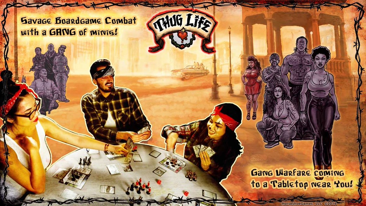 Eternal_Kings's tweet photo. Thug Life - The Game
Saw these guys @Strategicon, really fun game!
#boardgame #gateway2016 #gamedev
https://t.co/pOPR8XafZ5 https://t.co/kOhPFhAMJM