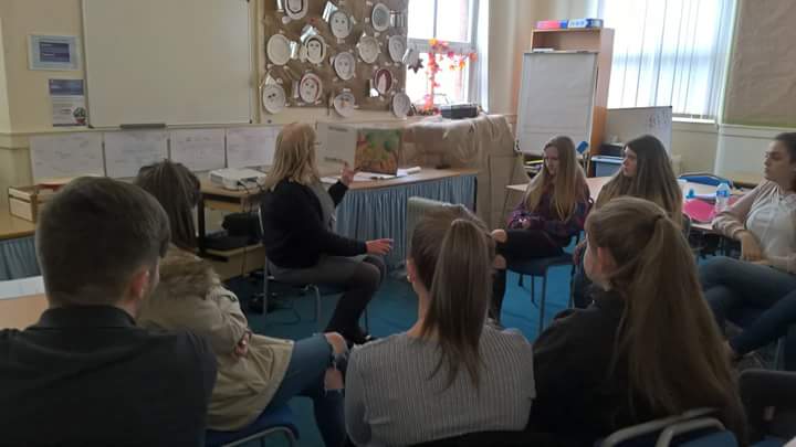 The "Head" teacher demonstrating effect reading; all the candidates and I were totally engaged #educationmatters