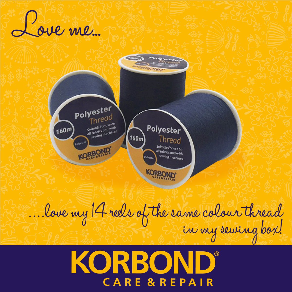 korbonduk's tweet image. Love me, love my 14 reels of the same colour thread in my sewing box! &amp;lt;3 #sewing #sewingaddicts #threads #haberdashery #korbond