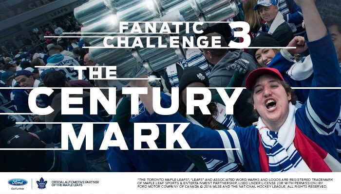 TheFordFANatic's tweet photo. New weekly challenge! Leafs Season 💯! Share a pic celebrating, tag @TheFordFANatic + get 100 Likes. You could earn Leafs tix #FansGoFurther https://t.co/q3hDE6ANRK