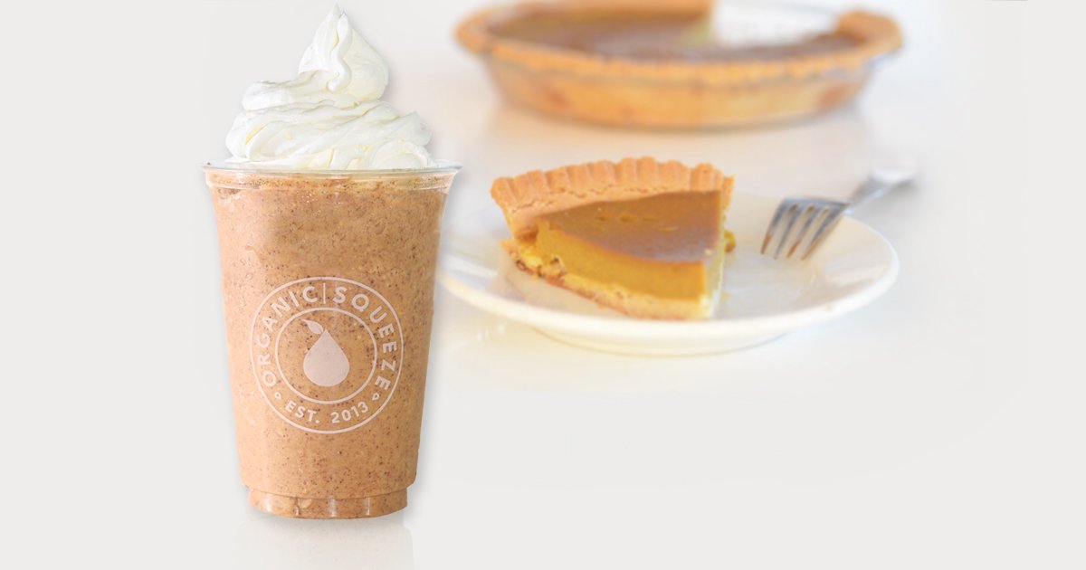 Happy National Dessert Day! Celebrate with a Pumpkin Patch smoothie. It's Pumpkin Pie in a cup! #nationaldesertday #PumpkinPatchSmoothie