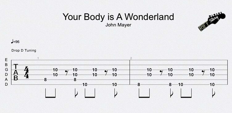 #Riffstory: 14 de octubre de 2002: #JohnMayer publica el single con el tema “Your Body is A Wonderland” riffstory.com/tag/your-body-… #DropDTuning