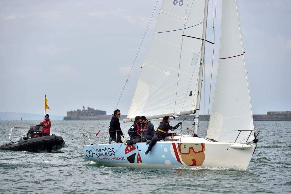 2 ème journée de la coupe d'Europe étudiante, 3ème à égalité avec le second (équipage Suisse ) et premier équipage français !!