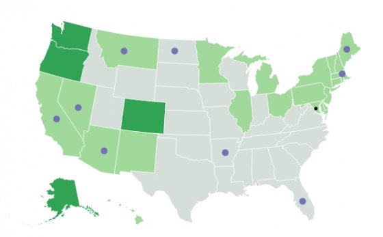 WeedBarrels's tweet photo. Where is marijuana legalized? Map of U.S. marijuana laws by state https://t.co/SUiA7ivpb4 https://t.co/Hcz8eB9vDC
