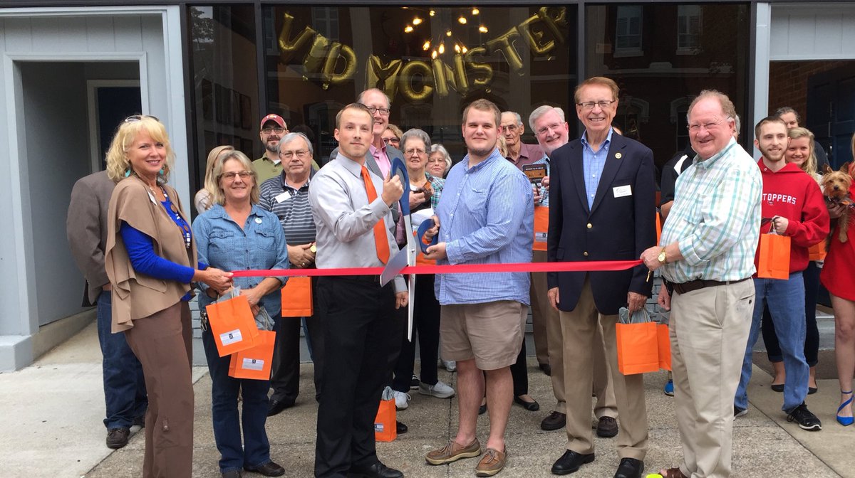 Ribbon cutting for Vid Monster Productions going on now in Bowling Green <a href="/BGChamber/">BG Area Chamber of Commerce</a>